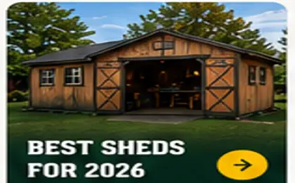 Backyard storage shed