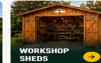 Workshop shed interior